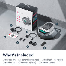 Ultenic Pooleco 10s Cordless Robotic Pool Cleaner with APP/Remote Control, 3-Motor Suction, 90Mins Runtime,5000mAh, Auto Self-Parking, 2.5h Fast Charging, Cleans Up to 850 Sq.ft, Ideal for Above/In-Ground Pools