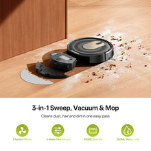 Vactidy W8 Robot Vacuum and Mop Combo, 5000Pa Strong Suction, 150Min Runtime, Smart App & Voice Control, Self-Charging Robotic Vacuum Cleaner for Pet Hair, Carpet & Hard Floor