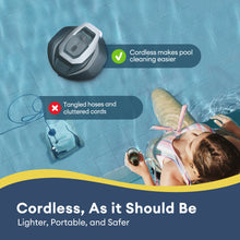 Ultenic Pooleco 10s Cordless Robotic Pool Cleaner with APP/Remote Control, 3-Motor Suction, 90Mins Runtime,5000mAh, Auto Self-Parking, 2.5h Fast Charging, Cleans Up to 850 Sq.ft, Ideal for Above/In-Ground Pools