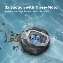 Ultenic Pooleco 10s Cordless Robotic Pool Cleaner with APP/Remote Control, 3-Motor Suction, 90Mins Runtime,5000mAh, Auto Self-Parking, 2.5h Fast Charging, Cleans Up to 850 Sq.ft, Ideal for Above/In-Ground Pools
