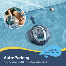 Ultenic Pooleco 10s Cordless Robotic Pool Cleaner with APP/Remote Control, 3-Motor Suction, 90Mins Runtime,5000mAh, Auto Self-Parking, 2.5h Fast Charging, Cleans Up to 850 Sq.ft, Ideal for Above/In-Ground Pools