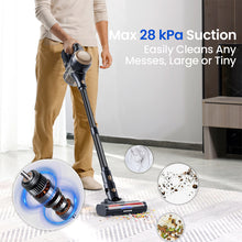 Proscenic P11 Lite Cordless Vacuum Cleaner,28kPa, Up to 40 Mins Runtime with LED Display,Anti-tangle Brush