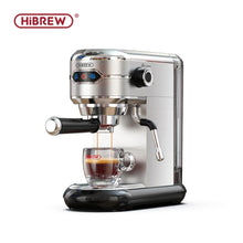 HiBREW H11 Semi Automatic Espresso Machine 1450W 1.1L 19Bar High Extraction 25s Rapid Heating Single/Double Cup Coffee Maker EU