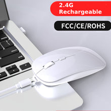 T6 Wireless Mouse with Dual 2.4G & Bluetooth RGB Lighting Adjustable DPI Type-C Charging Compatible with Windows/iOS