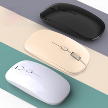 T6 Wireless Mouse with Dual 2.4G & Bluetooth RGB Lighting Adjustable DPI Type-C Charging Compatible with Windows/iOS