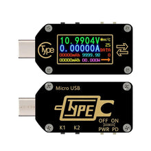 RIDEN TC66/TC66C Type-C PD Trigger USB-C Voltmeter Ammeter,Voltage 2-way Current Meter,PD Charger Battery USB Tester