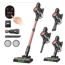 Vactidy V10 Pro Cordless Stick Vacuum Cleaner, 45KPa Strong Suction, 45Mins Runtime, LED Display, Lightweight, 5 HEPA Filtration Systems