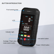 ET925PRO Portable Electromagnetic Radiation Detector Electric Field Magnetic Field Tester Data Hold Sound Light Alarm EMF Meter