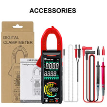2025 NEW TOOLTOP X6 Digital Clamp Meter 400A High Precision AC Current Measure with Live Wire Recognition NCV Induction Detection Dual VA Color Screen