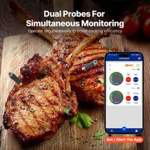 CROSIKO JX168/JX268 Bluetooth Meat Thermometer - 500FT/165FT Remote Monitoring, Bluetooth 5.2 for Roasts, Food Temperature Measurement,Cooking Meat Thermometer