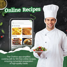 CHEFREE AF300 Air Fryer 2L Compact Design, 4-in-1 Multicooker