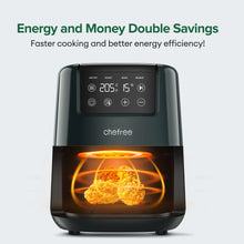 CHEFREE AF300 Air Fryer 2L Compact Design, 4-in-1 Multicooker