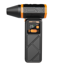 Fiizreal H28 High-Speed Brushless Turbo Blower – 8000mAh Dual Battery, 130,000RPM Typhoon Wind, Type-C Charging, Digital Display & Rotatable Nozzle