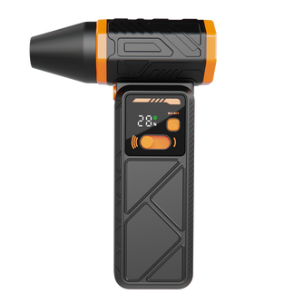 Fiizreal H28 High-Speed Brushless Turbo Blower – 8000mAh Dual Battery, 130,000RPM Typhoon Wind, Type-C Charging, Digital Display & Rotatable Nozzle