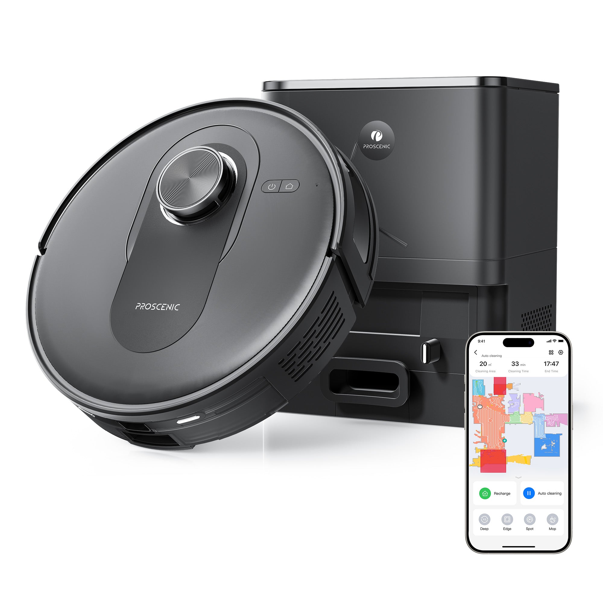Proscenic Q8 Max - нов самоизпразващ се робот в гамата на производителя 1 Proscenic Q8 Max - нов самоизпразяващ се робот в гамата на производителя