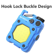 Smiling Shark TIP-0016 Mini Keychain Light Multi-speed Adjustable Carry Lighting Portable Rechargeable COB Work Light