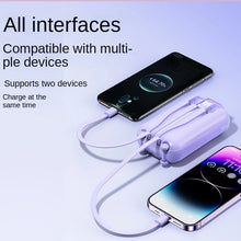 MC502 10000mAh Fast Charging Power Bank 22.5W Output Multiple Ports Cute Design Durable Ideal for Travel