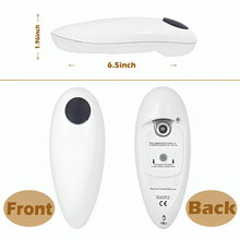 Electric Can Opener for All Can Sizes – One Touch Automatic Tin Opener with Smooth Edge, Hands-Free Kitchen Gadget for Seniors & Arthritis
