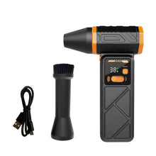 Fiizreal H28 High-Speed Brushless Turbo Blower – 8000mAh Dual Battery, 130,000RPM Typhoon Wind, Type-C Charging, Digital Display & Rotatable Nozzle