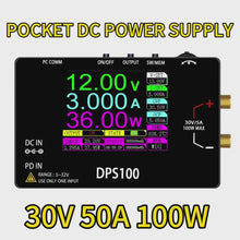 DPS100 100W output CNC Adjustable DC Step-down Regulated Power Supply Mini Laboratory Power Supply 2.4Inch DC Power Source