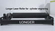 LONGER Laser Rotary Roller Laser Engraver Y-axis Rotary Roller Engraving Module for Cylindrical Objects Compatible with Most Kinds of CNC Laser Cutter and Engraver Machine